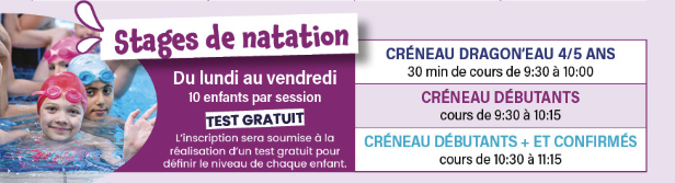 Stages de natation