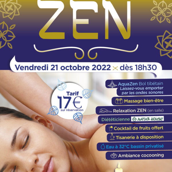 Soirée Zen du 21 octobre 2022