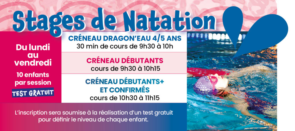 Stages de natation 2024-25-stages