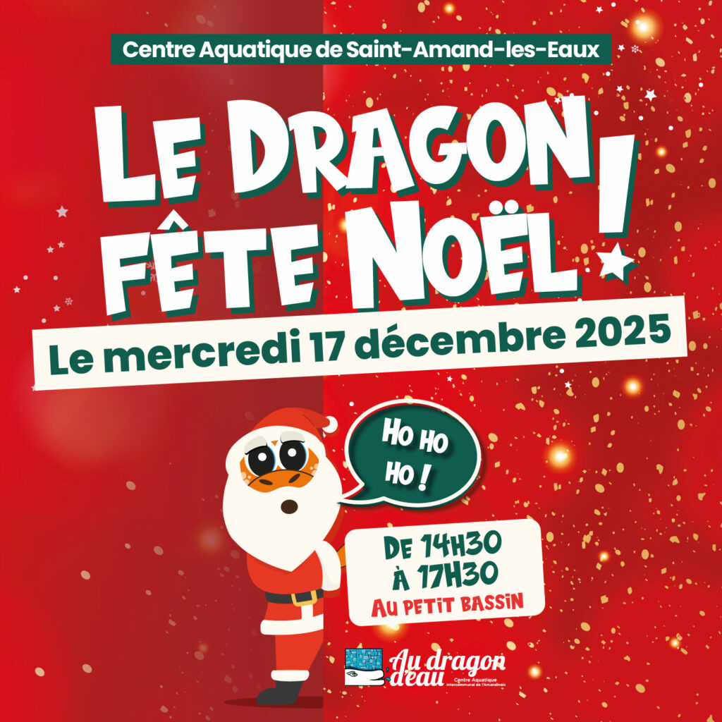 Le Dragon fête Noël Au Centre Aquatique